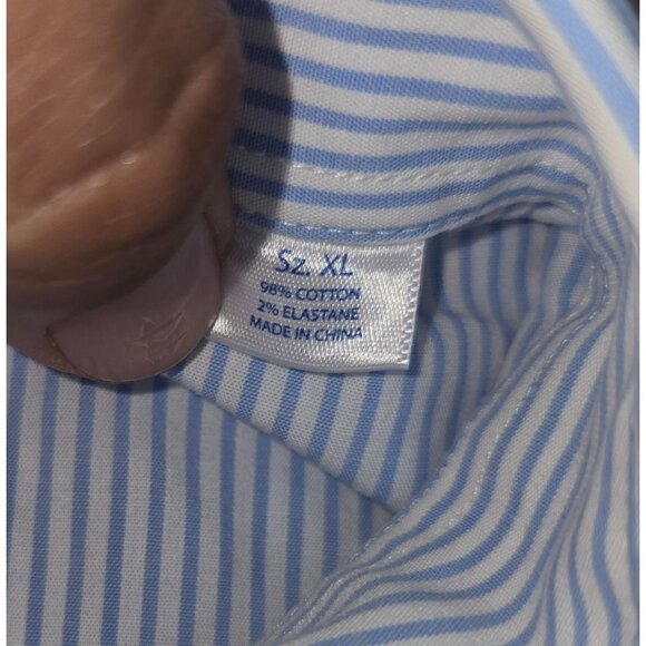 Southern Tide Mens Blue Striped Button-Down Shirt XXL - Picture 6 of 8